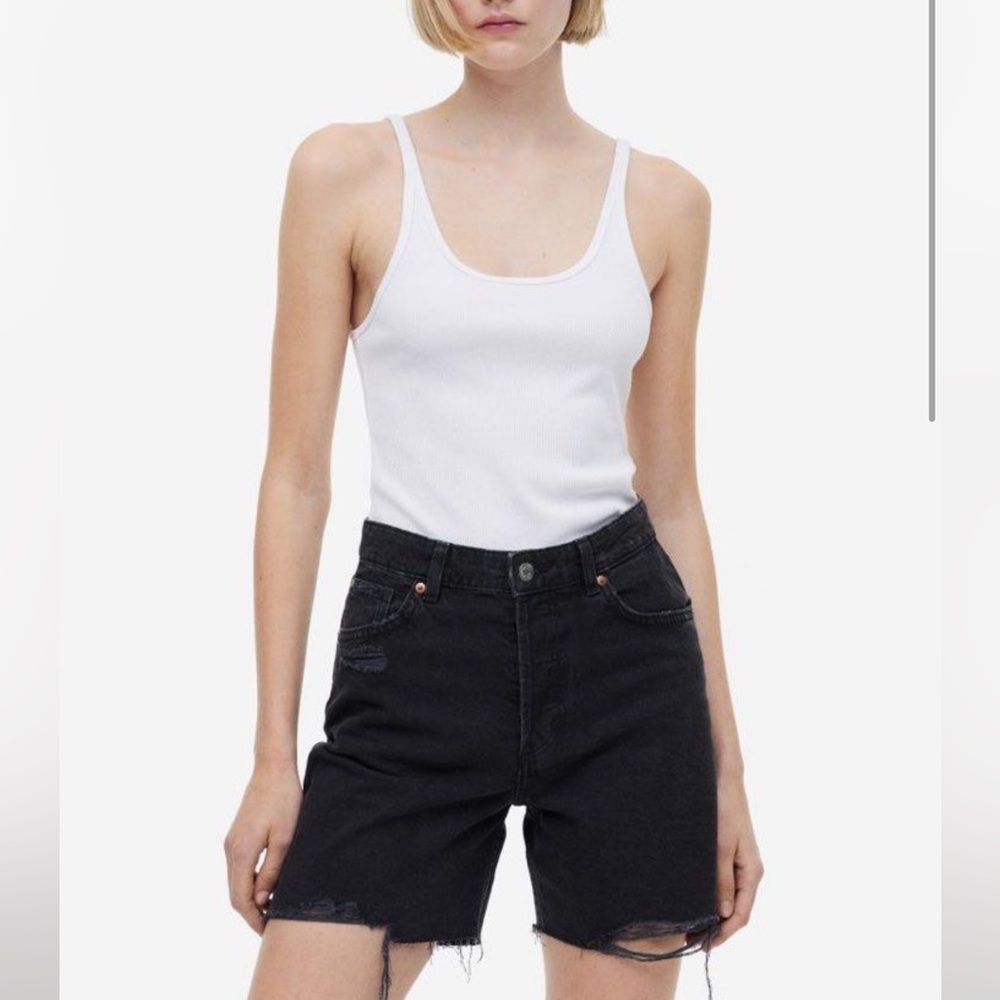 High Waist Bermuda shorts H&M